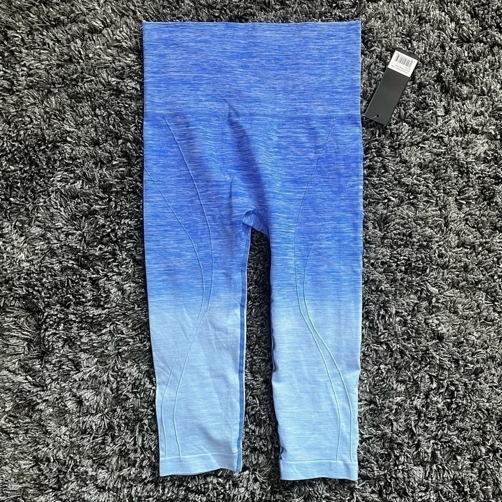 Yelete Blue Gradient Leggings